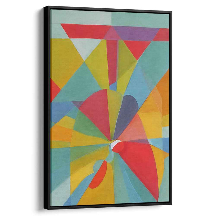 Pastel Bauhaus Triangles #206