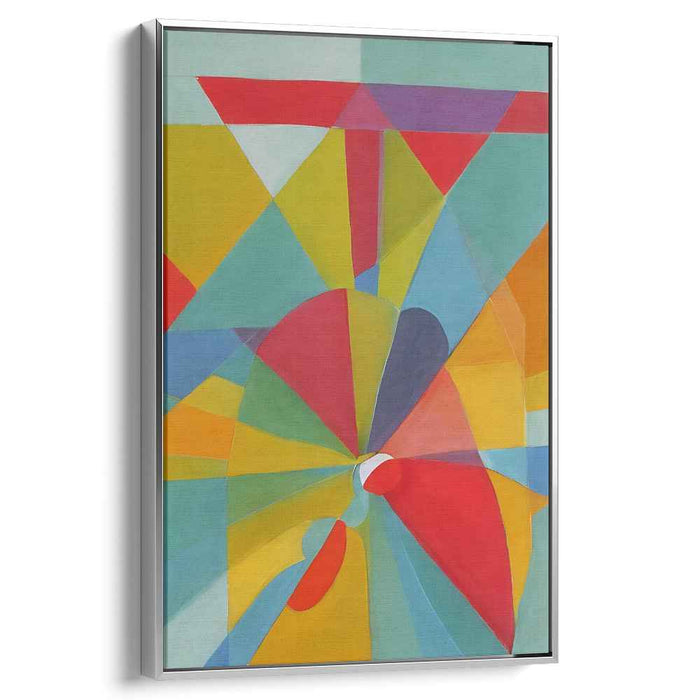 Pastel Bauhaus Triangles #206