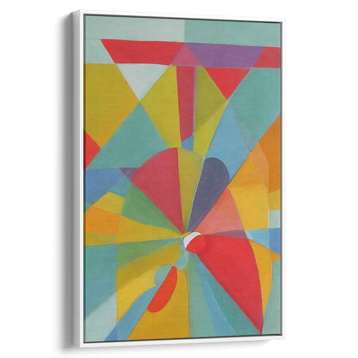 Pastel Bauhaus Triangles #206