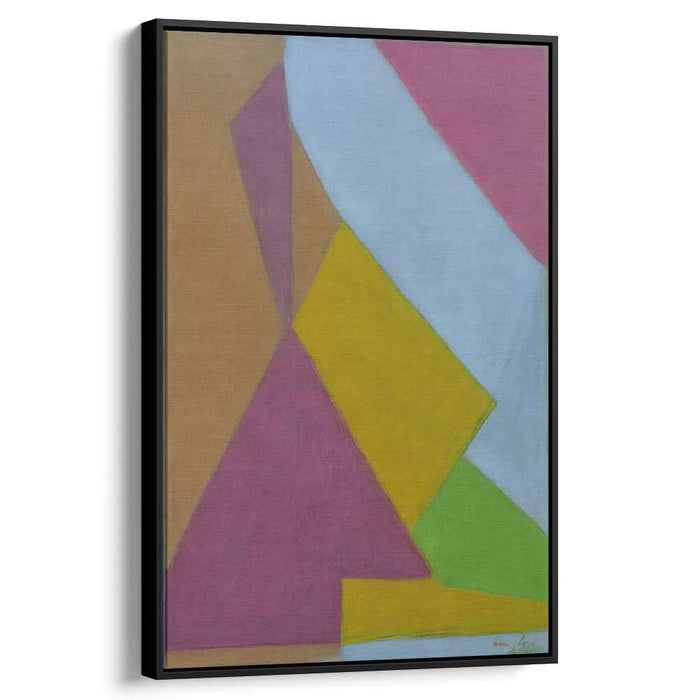 Colorful Thoughts Explosion: Vibrant Abstract Canvas Art Print