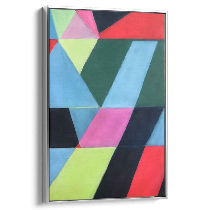 Ethereal Colorful Dreams: Vibrant Abstract Canvas Art Print