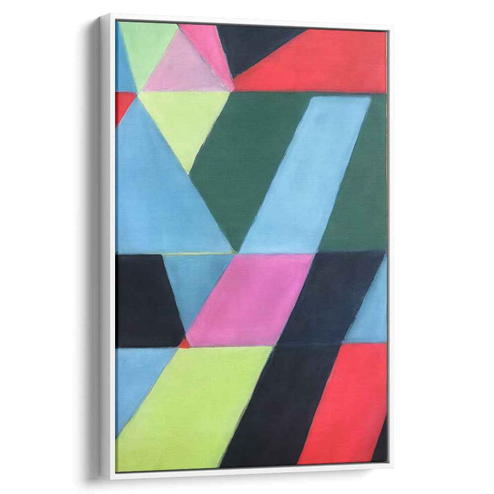 Ethereal Colorful Dreams: Vibrant Abstract Canvas Art Print