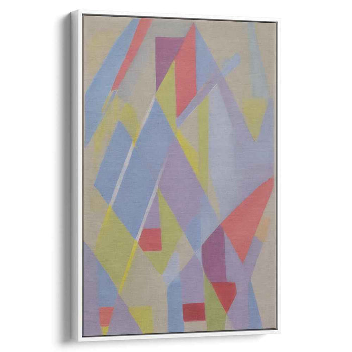 Heartstrings Symphony: Abstract Expressionist Canvas Art Print