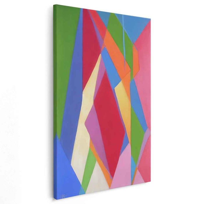 Pastel Bauhaus Triangles #229