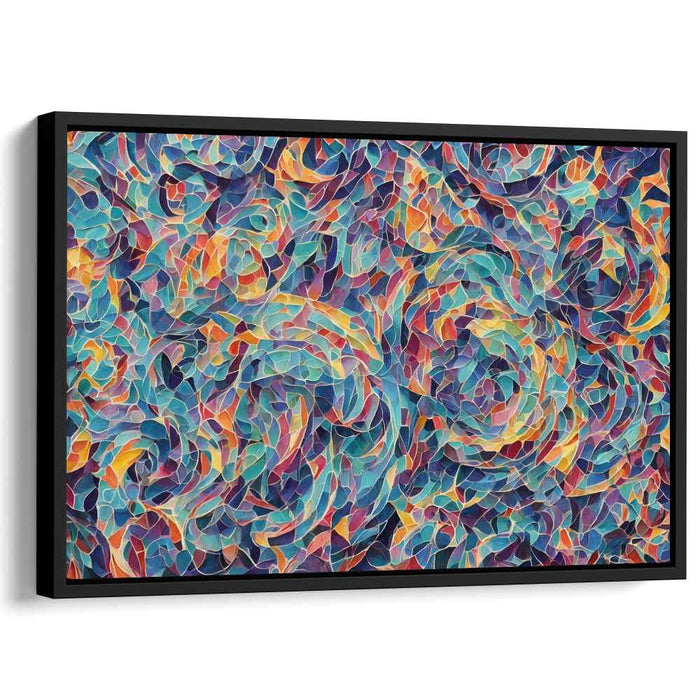 Pastel Cubism Circles #104