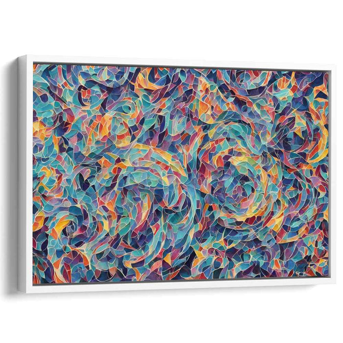 Pastel Cubism Circles #104