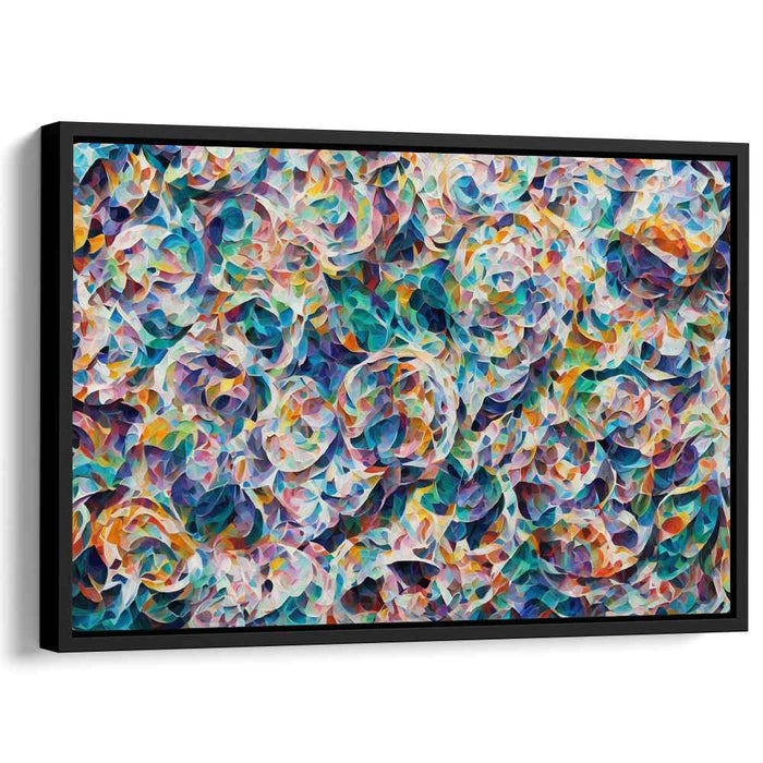 Pastel Cubism Circles #106