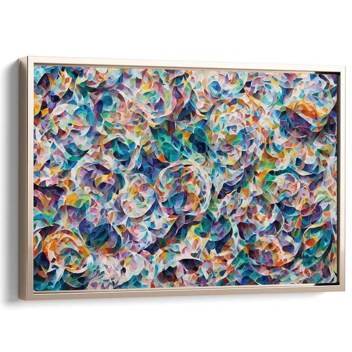 Pastel Cubism Circles #106