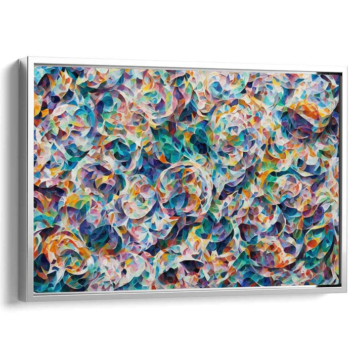 Pastel Cubism Circles #106