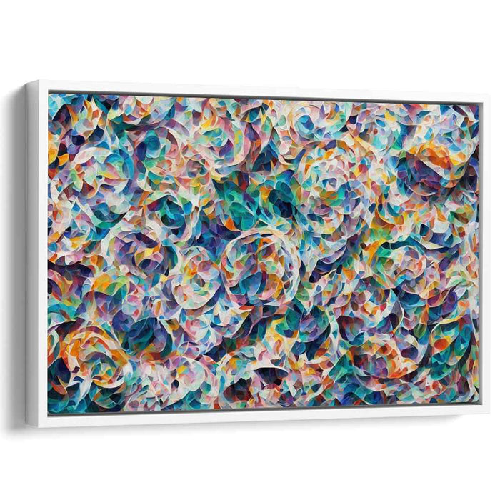 Pastel Cubism Circles #106