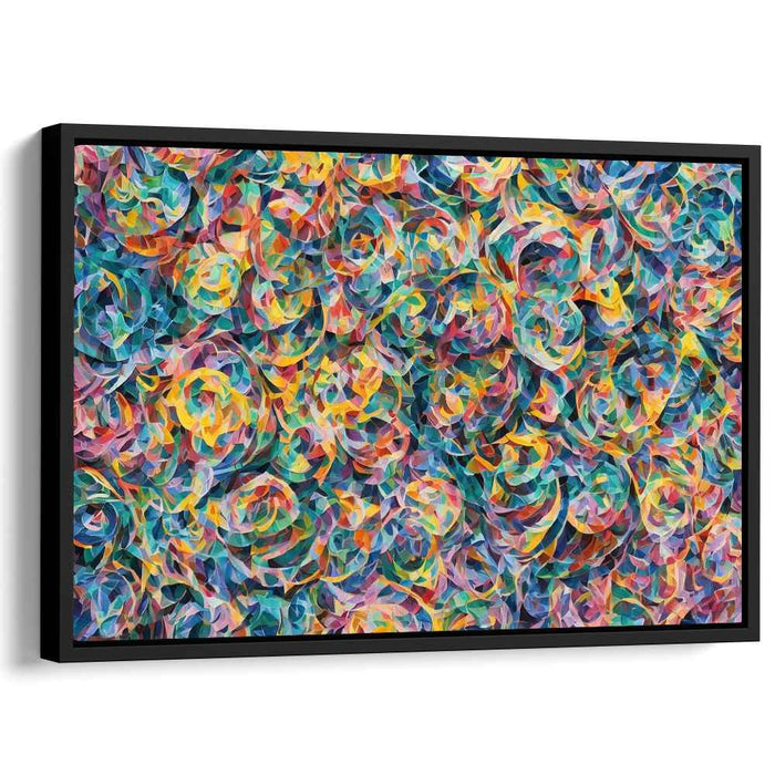 Pastel Cubism Circles #111