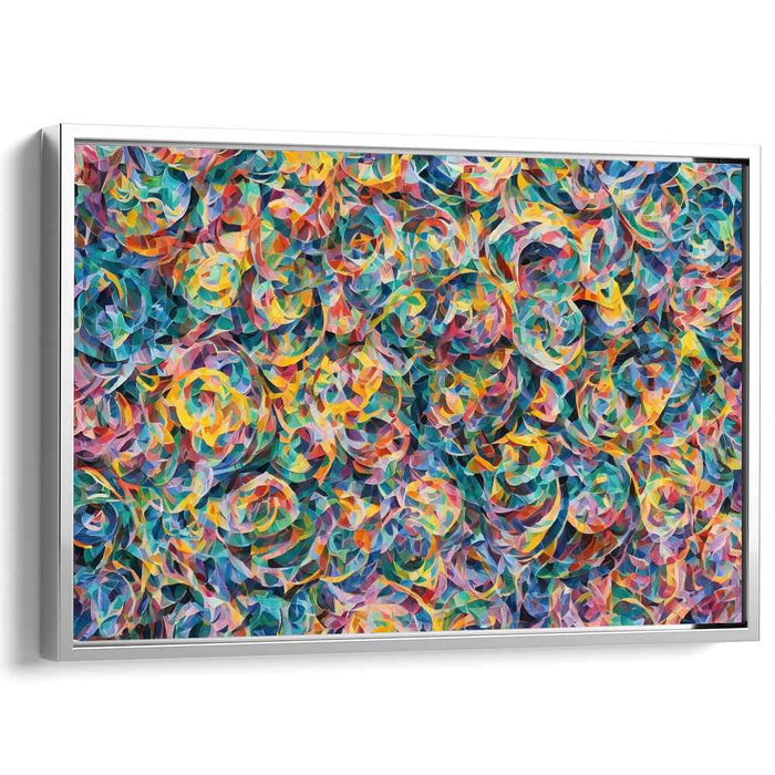 Pastel Cubism Circles #111