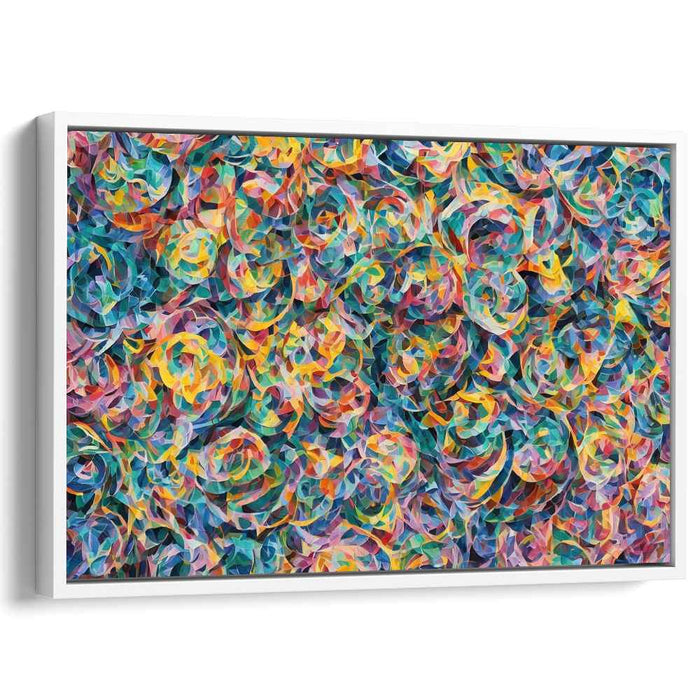 Pastel Cubism Circles #111