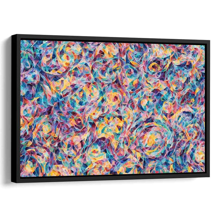 Pastel Cubism Circles #112