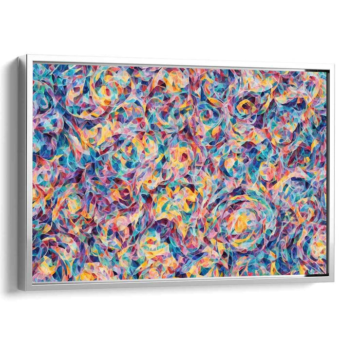 Pastel Cubism Circles #112