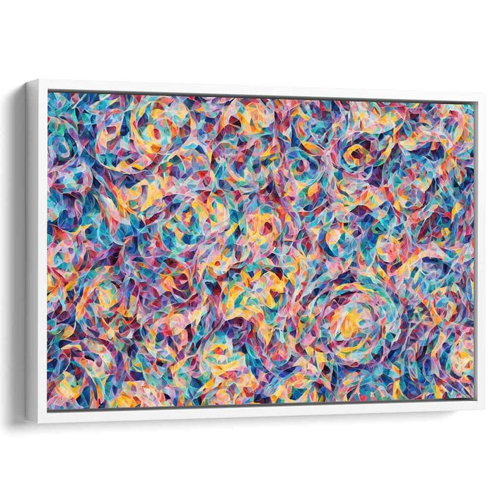 Pastel Cubism Circles #112