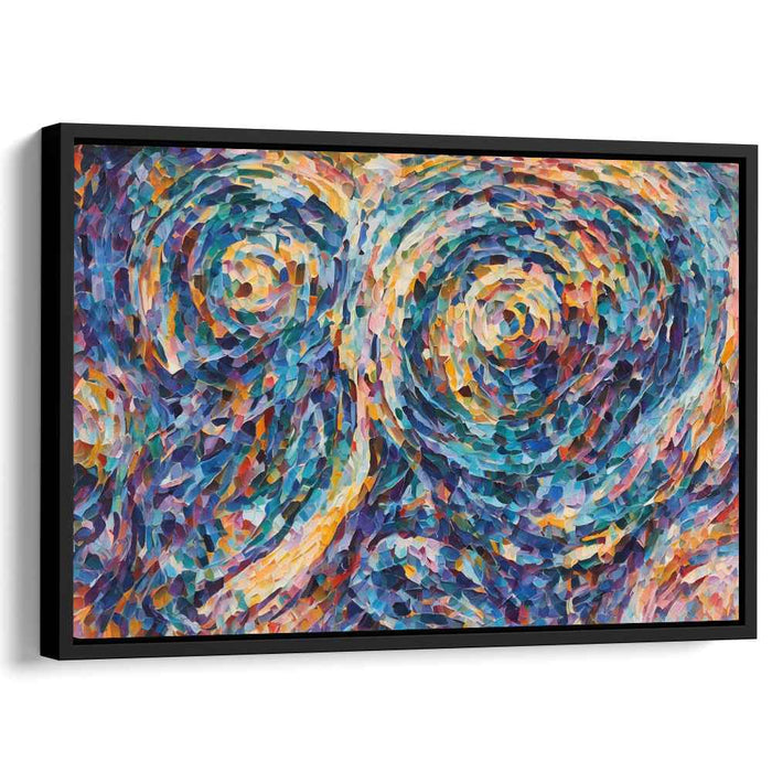 Pastel Cubism Circles #125