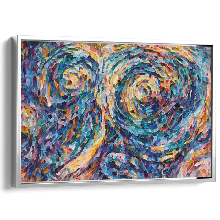 Pastel Cubism Circles #125