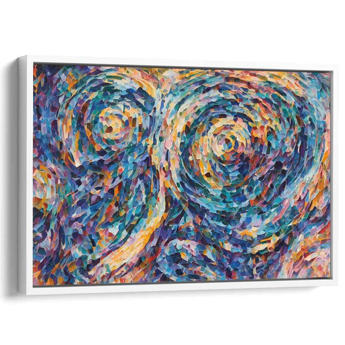 Pastel Cubism Circles #125