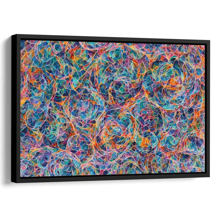 Pastel Cubism Circles #126