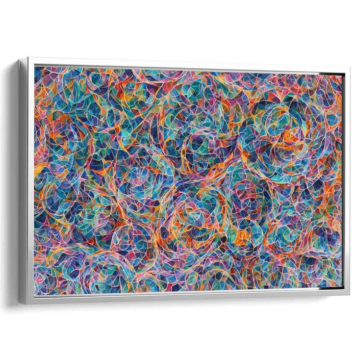 Pastel Cubism Circles #126