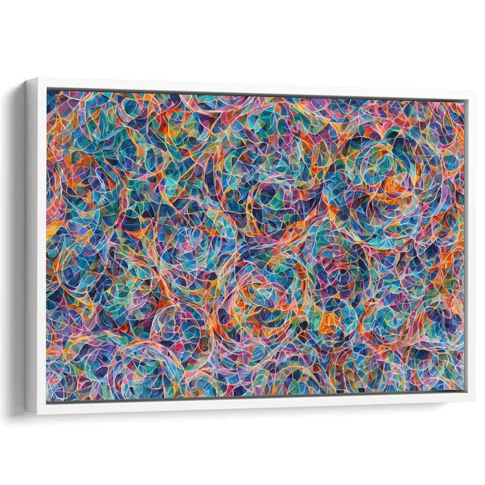 Pastel Cubism Circles #126