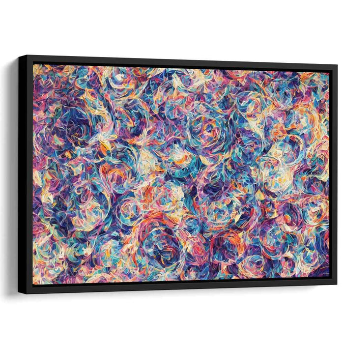 Pastel Cubism Circles #129