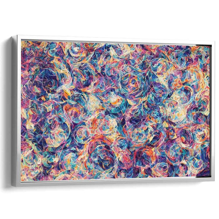 Pastel Cubism Circles #129