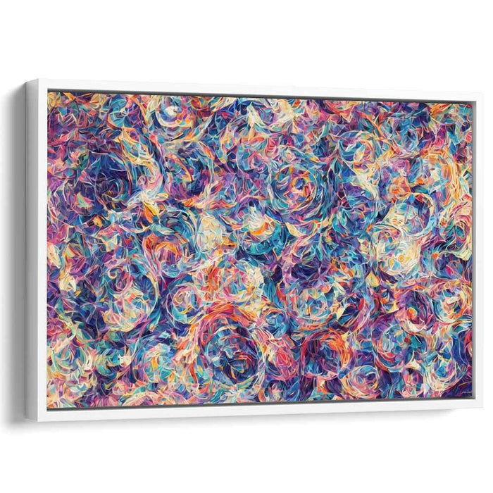 Pastel Cubism Circles #129