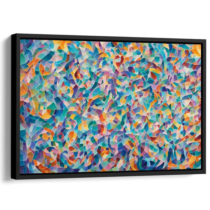 Pastel Cubism Circles #130