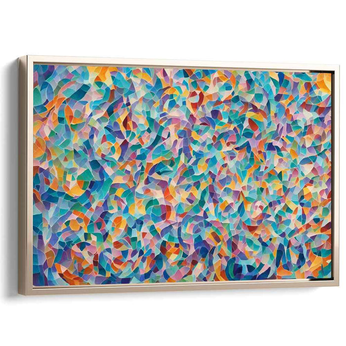 Pastel Cubism Circles #130