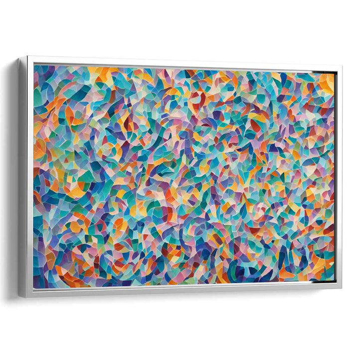 Pastel Cubism Circles #130