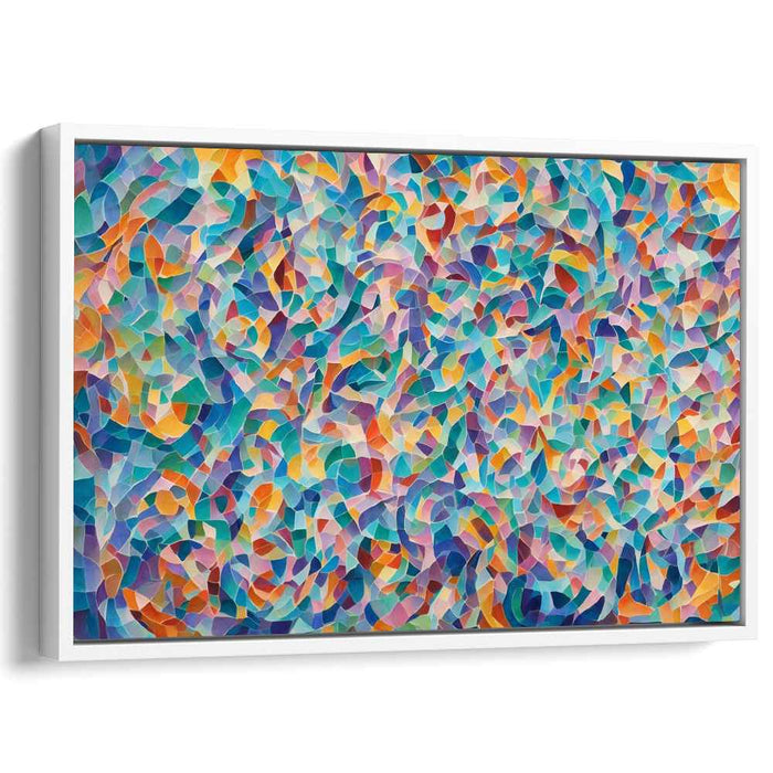 Pastel Cubism Circles #130