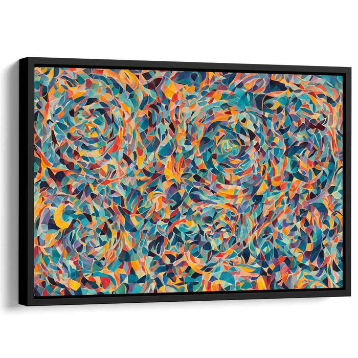 Motion Manifest: Dynamic Abstract Expressionist Canvas Art Print