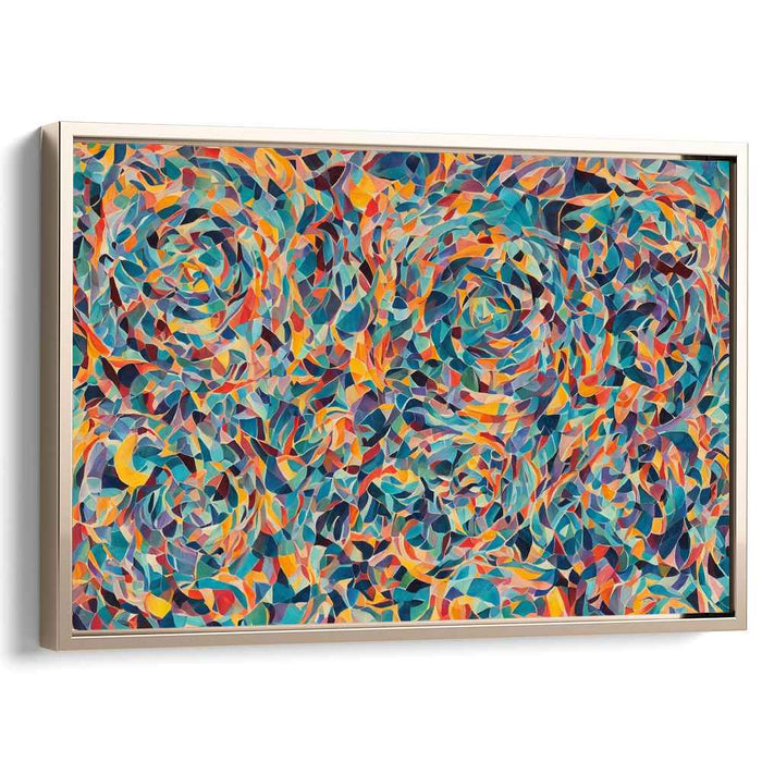 Motion Manifest: Dynamic Abstract Expressionist Canvas Art Print