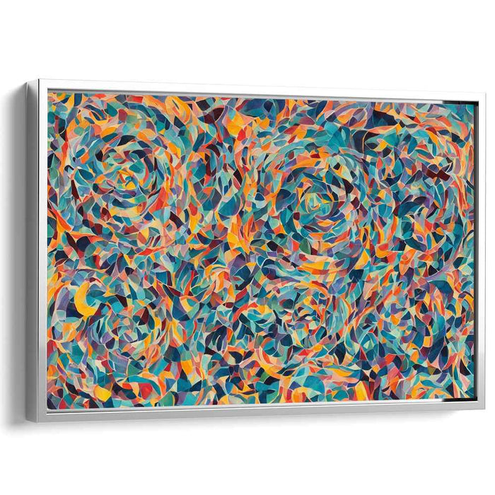 Motion Manifest: Dynamic Abstract Expressionist Canvas Art Print