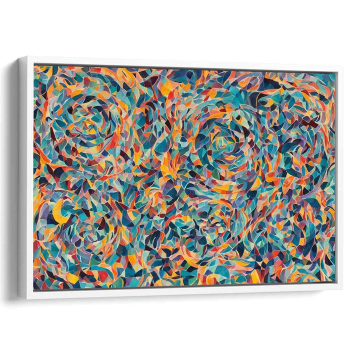Motion Manifest: Dynamic Abstract Expressionist Canvas Art Print