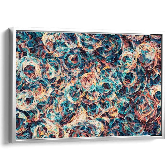 Pastel Cubism Circles #138