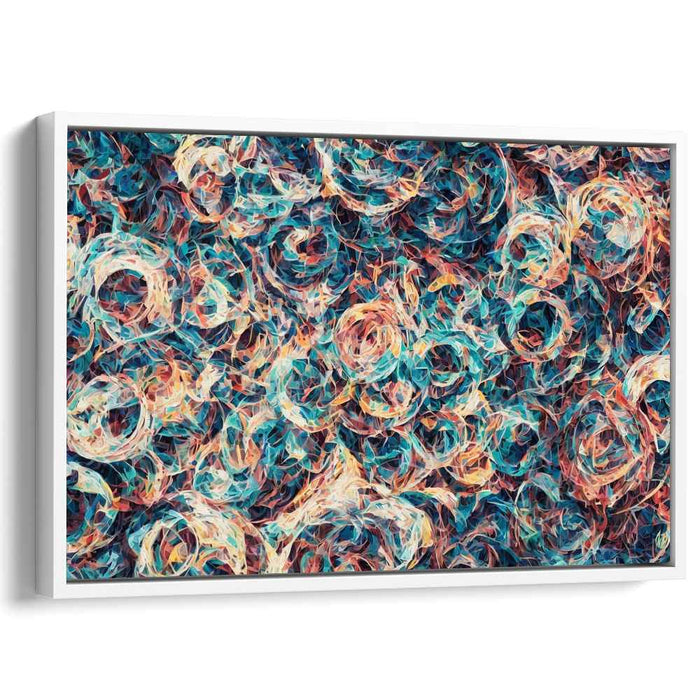 Pastel Cubism Circles #138