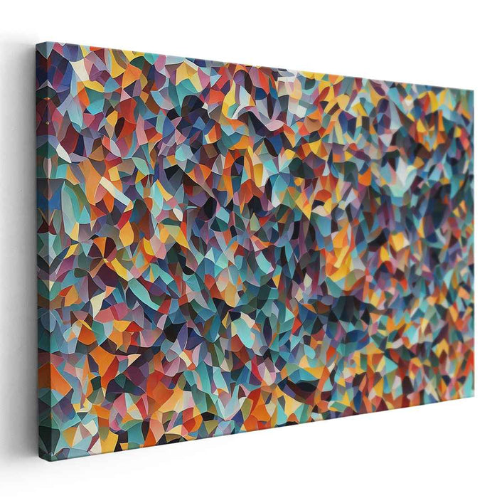 Chromatic Rhythm Fusion: Abstract Geometric Color Dance