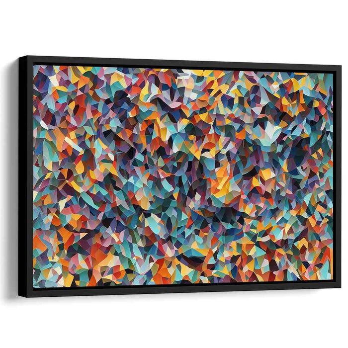 Chromatic Rhythm Fusion: Abstract Geometric Color Dance