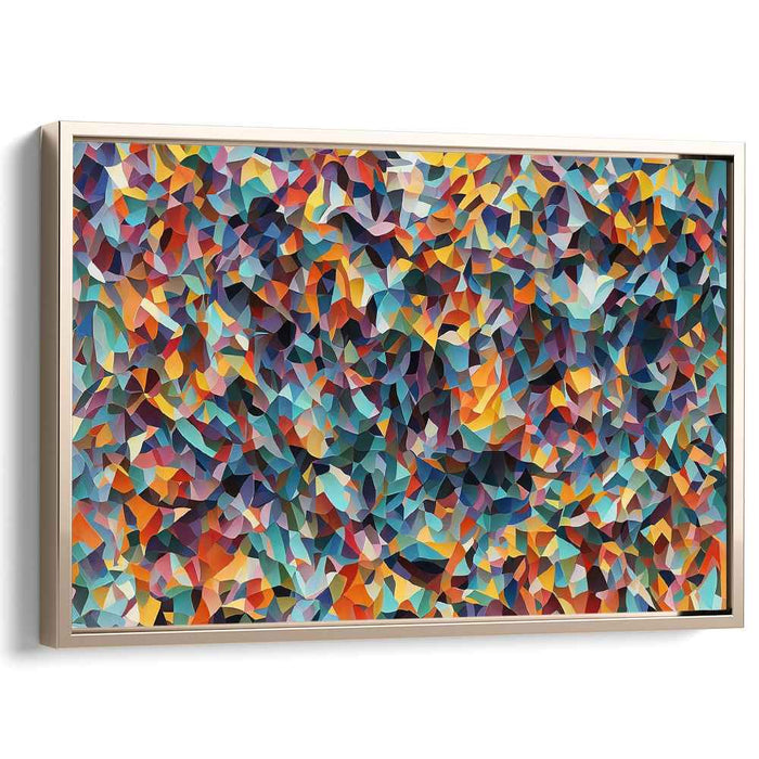 Chromatic Rhythm Fusion: Abstract Geometric Color Dance