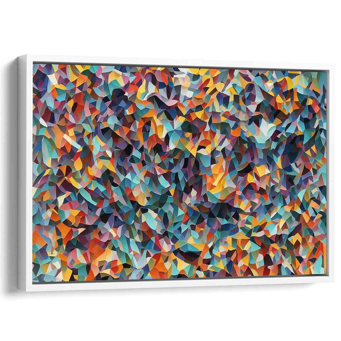 Chromatic Rhythm Fusion: Abstract Geometric Color Dance