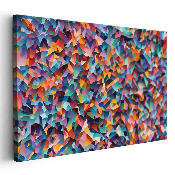 Pastel Cubism Rectangles #109