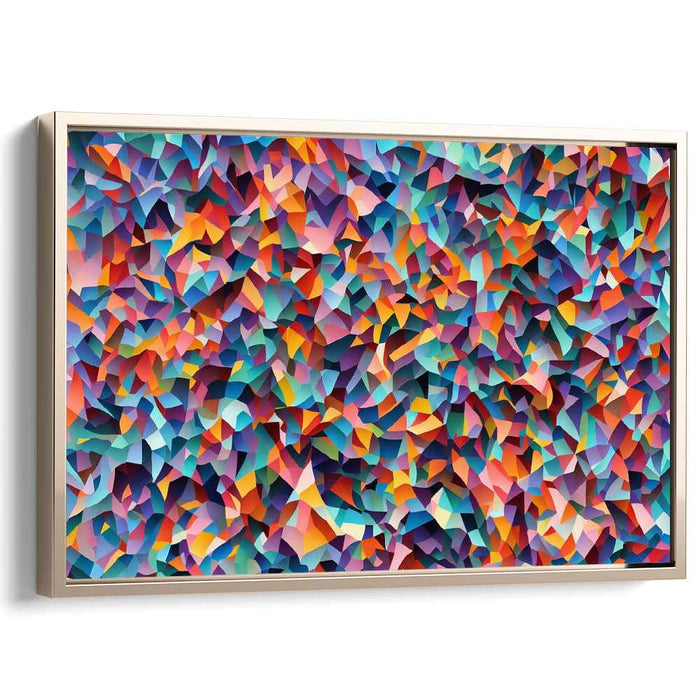 Pastel Cubism Rectangles #109