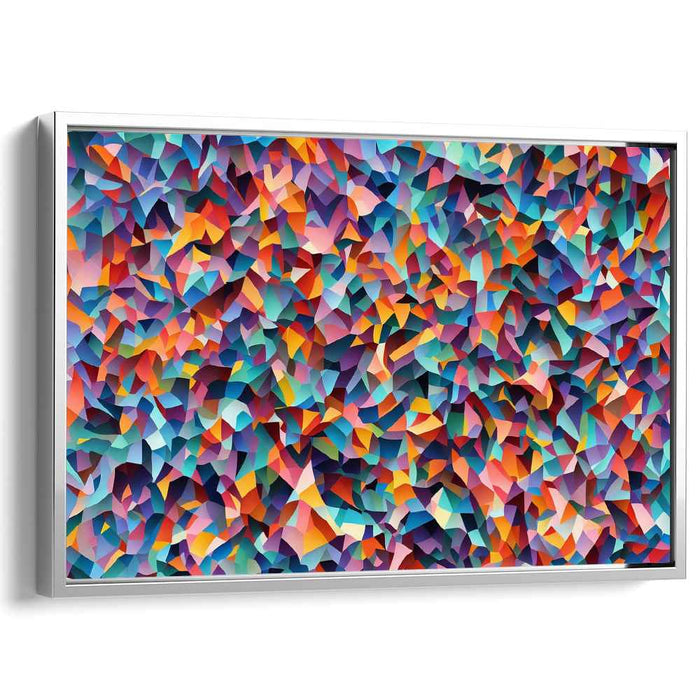 Pastel Cubism Rectangles #109