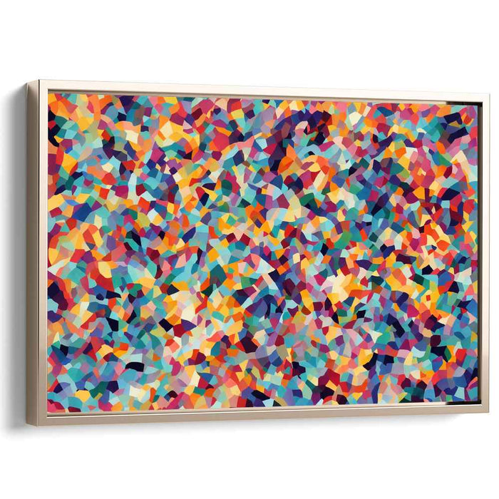 Pastel Cubism Rectangles #113