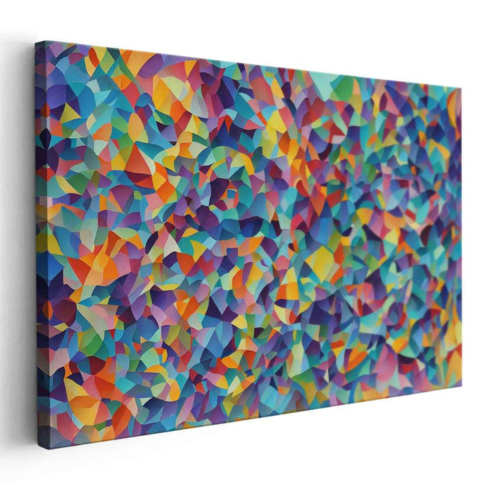 Pastel Cubism Rectangles #120