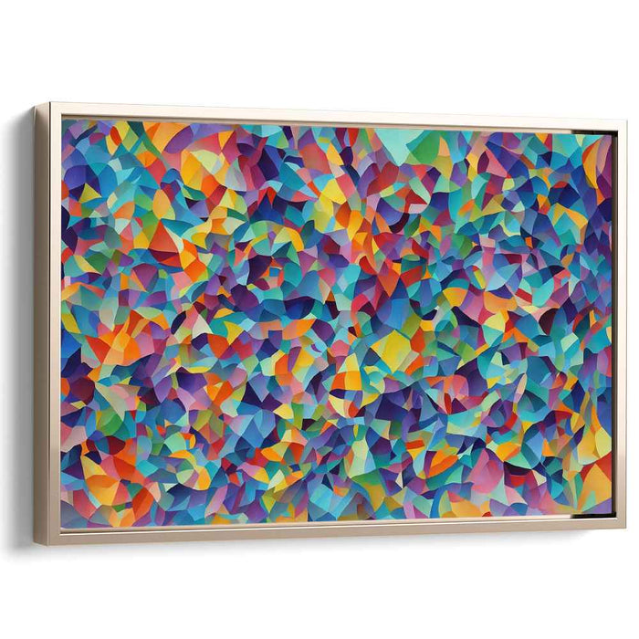 Pastel Cubism Rectangles #120