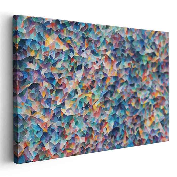 Pastel Cubism Rectangles #122